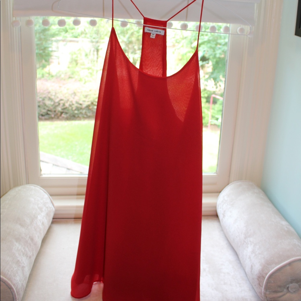 Naked zebra dress size Medium.
